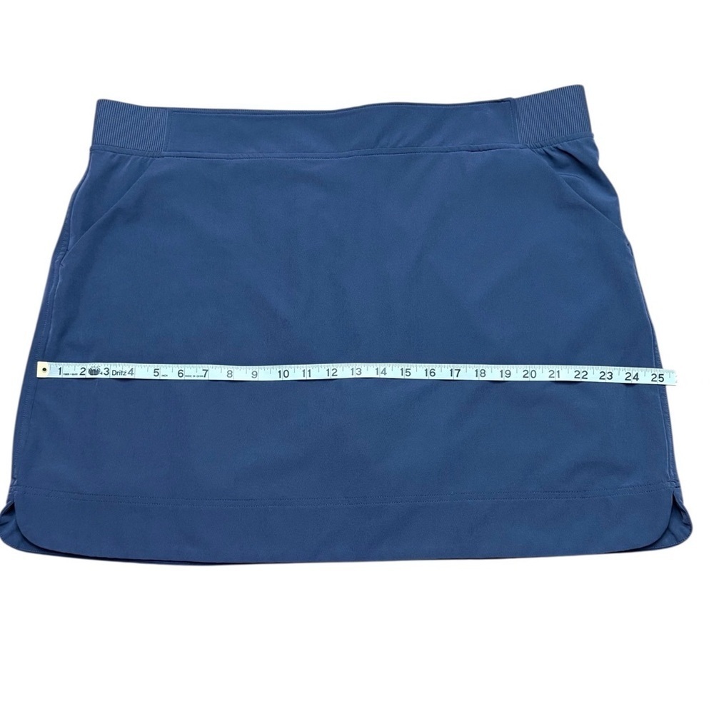 32 Degrees Cool, Athletic Skort, Plus Size XXL, Blue Gray - Picture 5 of 8